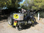 Andy and Maya's R100GS outfit at Viedma